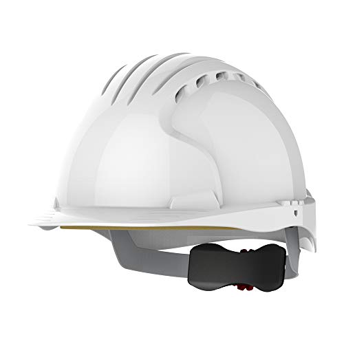 JSP EVO5 Olympus Hard Hat — Wheel Ratchet, Vented, White