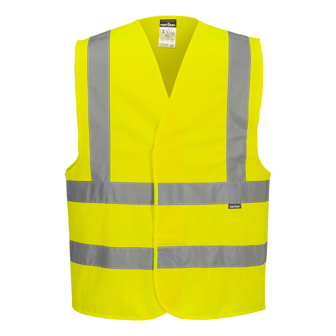 Portwest C470 Hi-Vis Band & Brace Vest, Yellow (EN ISO 20471 Class 2)