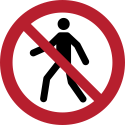 No Pedestrians